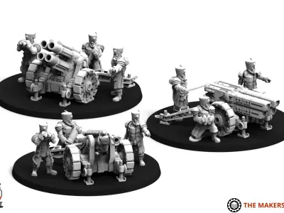 Primus Scion - Indirect Fire Team 3D print model