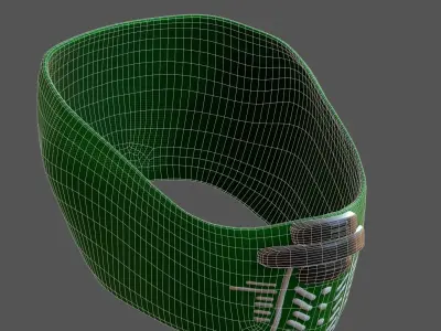 Gas mask helmet 3d model scifi Low-poly  Low-poly 3D model 171