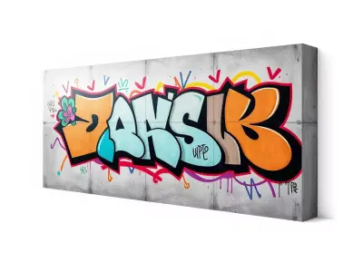 Urban Graffiti Wall model pack Low-poly 3D model