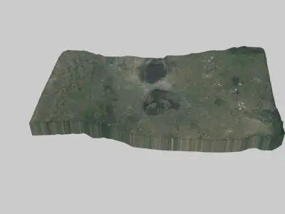 Nakuru City Low-poly 3D model