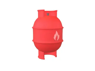 LPG Tank Icon V1 004 Low-poly 3D model