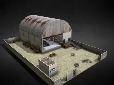 Old Shed 3D model