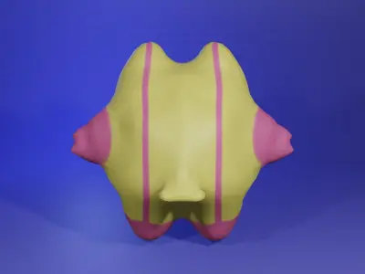 monster 3d model toy Low-poly 3D model