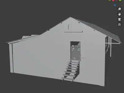 building house 21 Low-poly 3D model