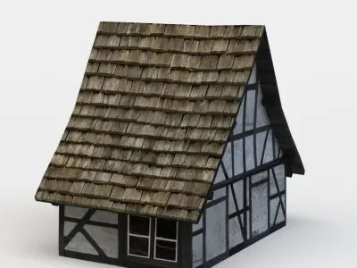 Third floor Low-poly 3D model