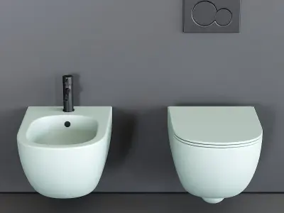Nic Design Pin Wall-Hung WC 3D model