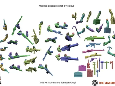Misc - Trench Crusade Arms 4 3D print model