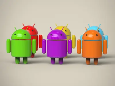 Android Set wallpapers hd 3D model