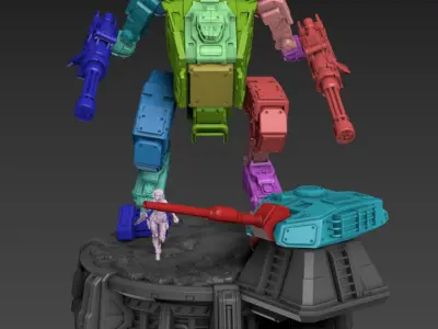 Wolverine Poseable 100mm Set 3D print model