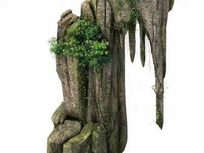 Explore the mountains - Rock 021 3D model