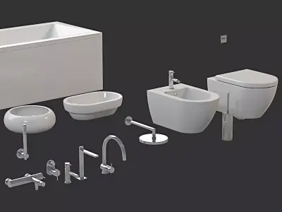 Waterevolution accessories set 3D model