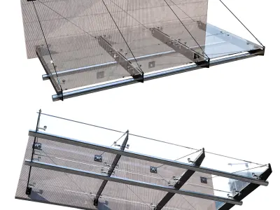 GLASS CANOPY NO7 A 3D model