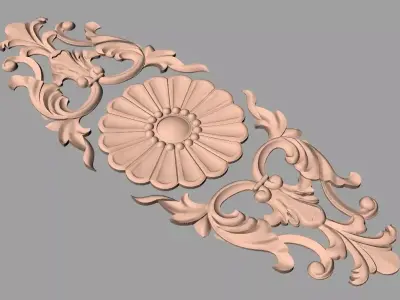 Artcam Aspire 3D relief models STL Files used for CNC E638 3D model