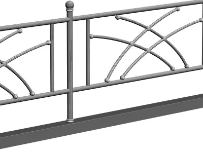 Fence 02 3D model