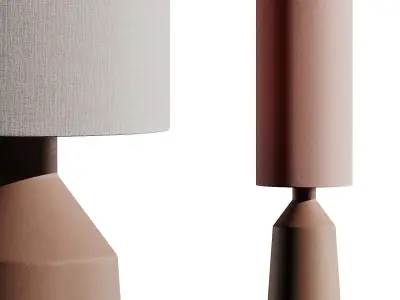 West Elm Brynn Floor Lamp 3D model