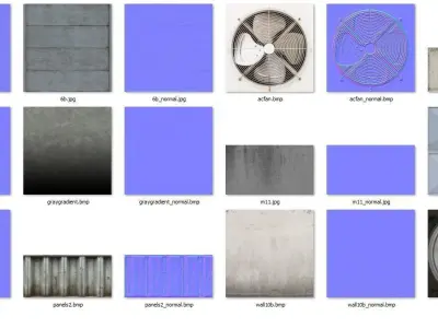 Factory - power plant - cooling tower chimney Low-poly 3D model