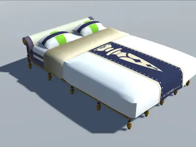 Mesopotamia Babylon Furniture Low-poly 3D model