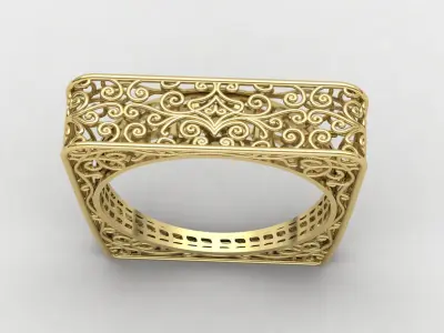 Fusion ring 08 3D print model