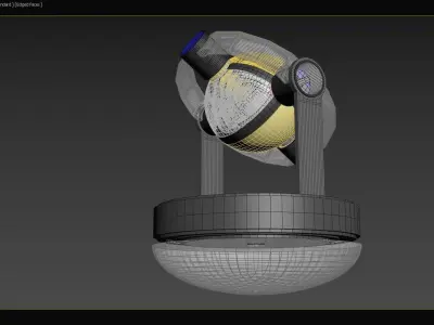 LArendsian Solar and Lunar Photovoltaic Collector - Concept 3D print model