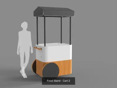 Food Stands - Carts 3D Model Pack