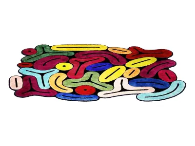 roche bobois tutti frutti rug 3D model