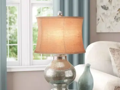 Thinder Metallic Table Lamp 3D model