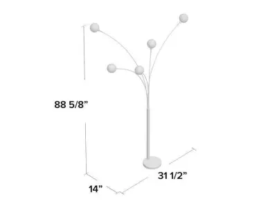 Heinemann Tree Floor Lamp 3D model