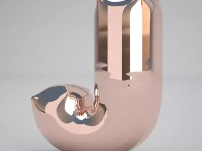 J Balloon Copper 3D model