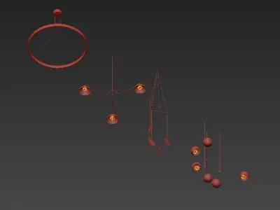 Liang pendant light 3D model