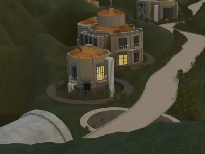 Modern Eco Village 3D model