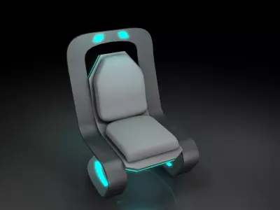 Sci Fi Chair 3D model buy