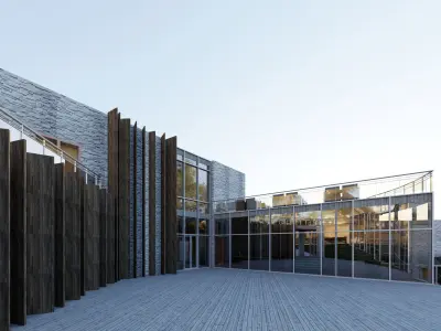 Revit Senior Homes and care center 2020 3D model