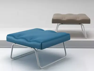 Hirche Outdoor Footstool 3D model