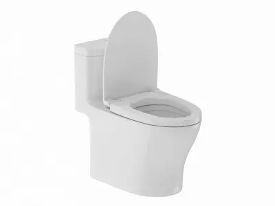 TOTO Aquia IV Washlet Two Piece Toilet 3D model