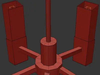 Square Satin 3D model