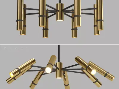 Lampatron React 9 lamps 3D model