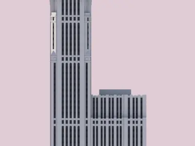 LeVeque Tower 3D print model