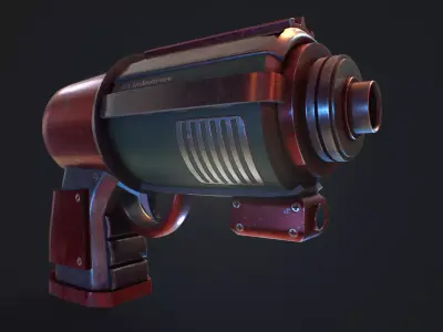 Sci-Fi Gun - 3D Prop Low-poly 3D model