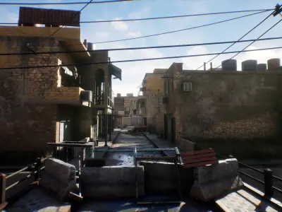 Middle East Low-poly 3D model