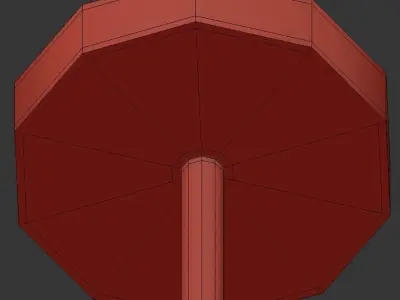 Moderne plafondlamp 3D model