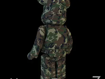 Soldier BearBrick 3D model