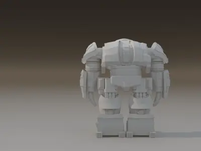 Hulk Buster  Low-poly 3D model