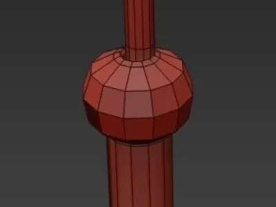 Golden ball 3D model buy