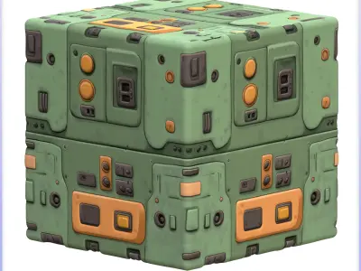 SciFi Seamless Texture Texture 2