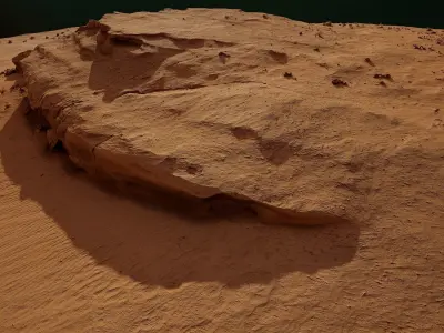 Desertrockformation01 3D model
