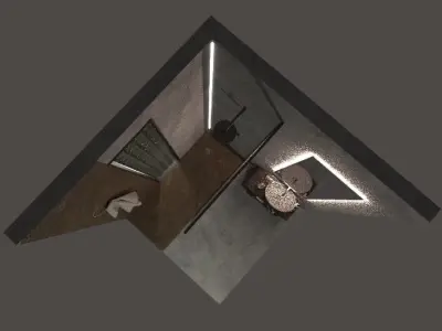 interior bathroom 3D model