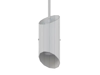 SP008 modern brass pendant light 3D model