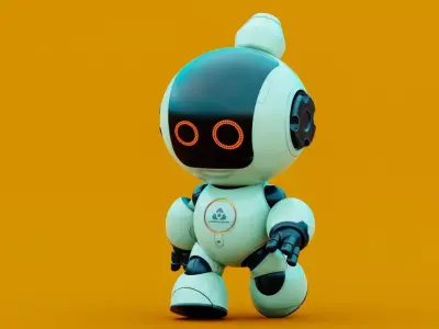 ROBO G-3  Rigged for Unreal Engine - Unity - MIXAMO 3D model
