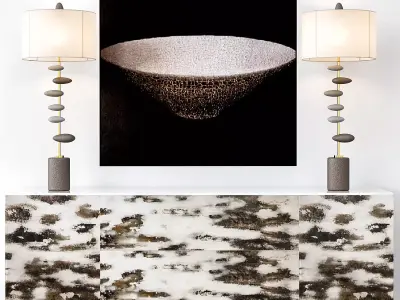 chest of drawers 32 3D model