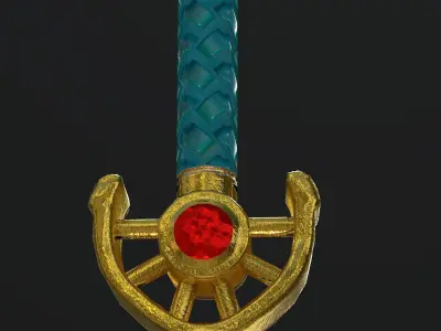 Sword of light Low-poly 3D model purchase